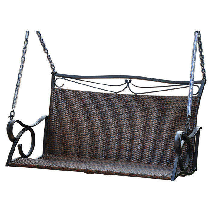 International Caravan Valencia Porch Swing Wayfair Canada